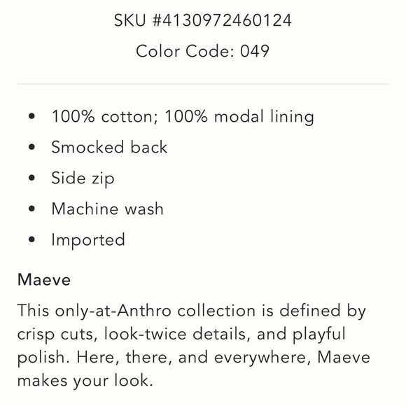 Maeve Blue and White Floral Midi Dress - Picture 8 of 8